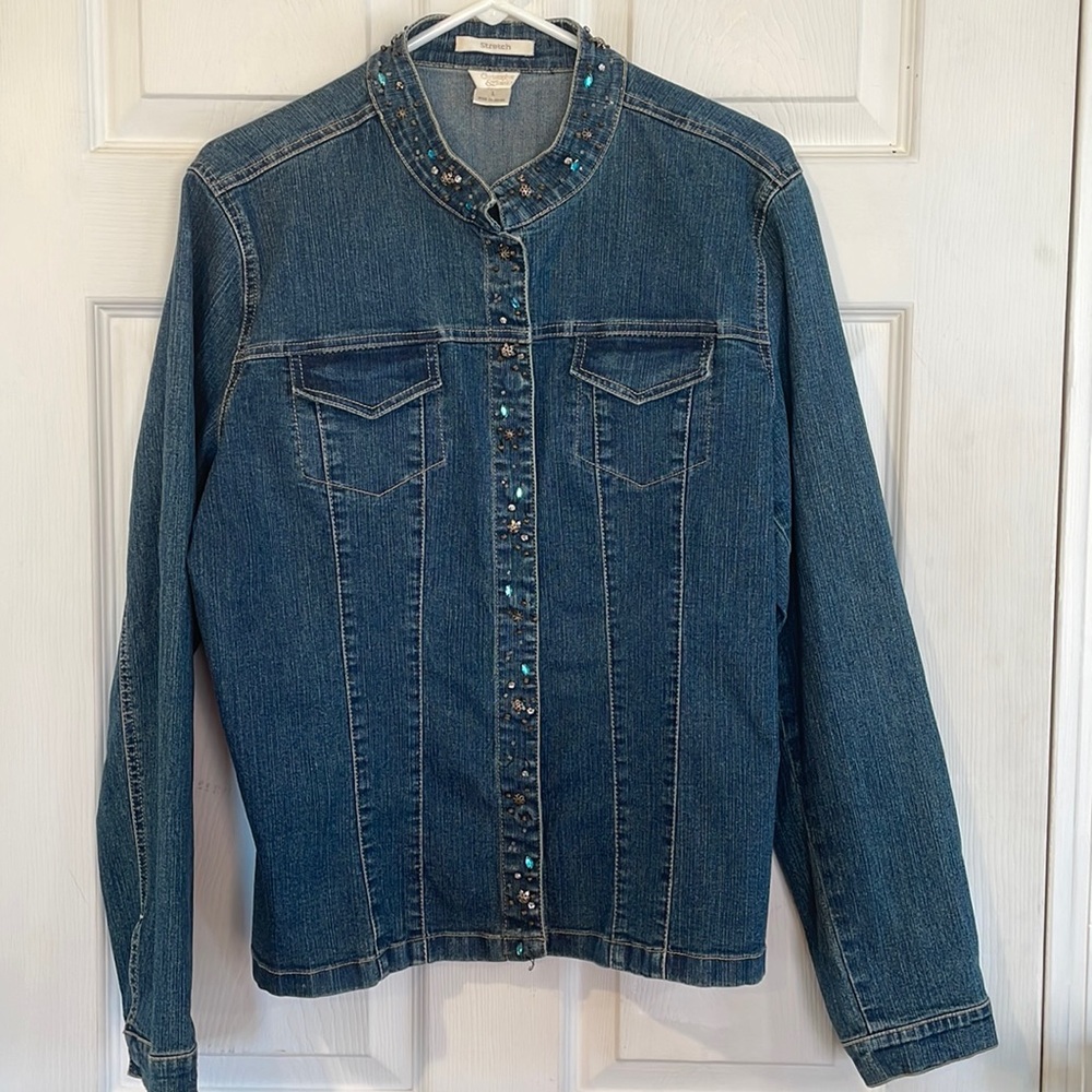 Christopher Banks Size Large Jeans Jacket